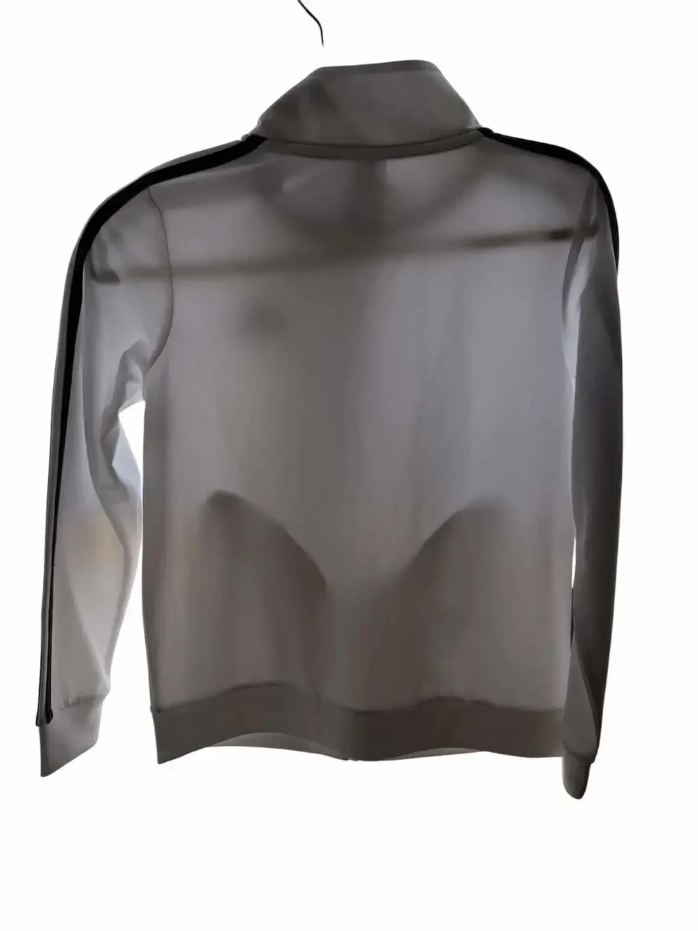 Adidas Boys' Iconic Tricot Track Jacket, White, Size M (10/12)
